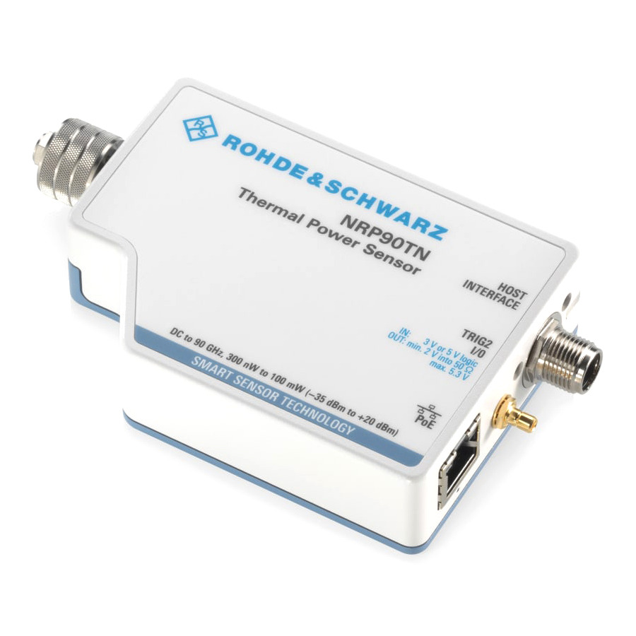 Rohde & Schwarz NRP50TN Thermal LAN Power Sensor, DC to 50GHz, 300nW to 100mW 2.4 mm(m), NRP Series