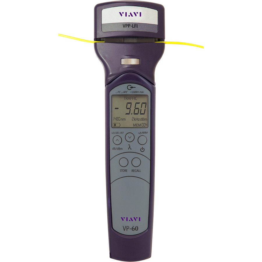 VIAVI FI-60 Live Fiber Identifier, VP-60 OPM w/LFI Attachment, 2.5mm and 1.25mm Adapters, FI Series