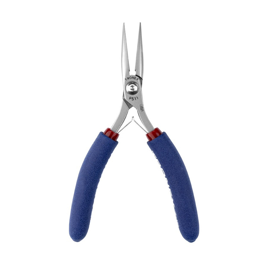 TestEquity: Tronex P511 Pliers, Chain Nose, Smooth Jaw, ESD Safe