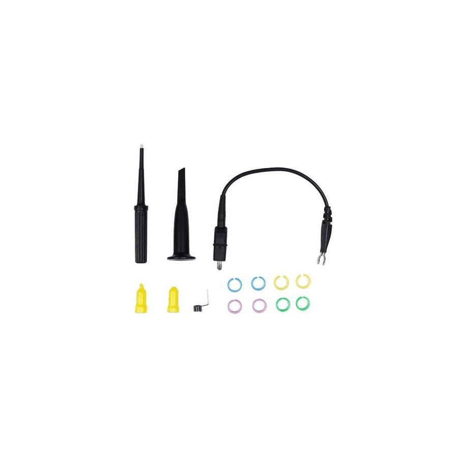 Siglent PAK1 Probe Kit, 1 Lead, 1 Cap, 2 Covers, 8 Rings, 1 Spring/1 Alligator Clip