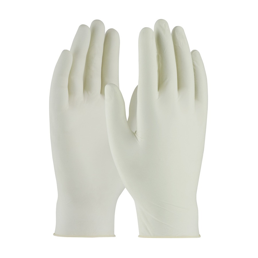 PIP 62-322PF/L Latex Gloves, Powder-Free, Textured Grip, 5 mil, Large, 100/Box