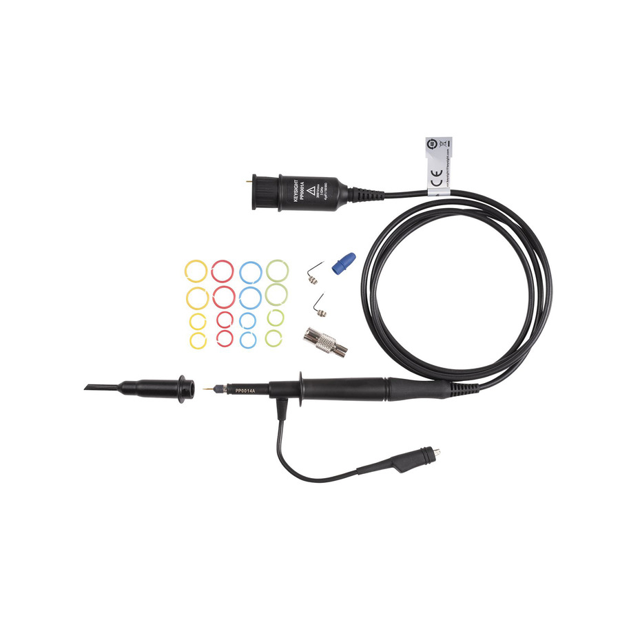 Keysight PP0001A/PP0004 Hi-Z+ Passive Probe, 1 GHz, 300V CAT II, Probe/Adapter Combo, 5mm Tip