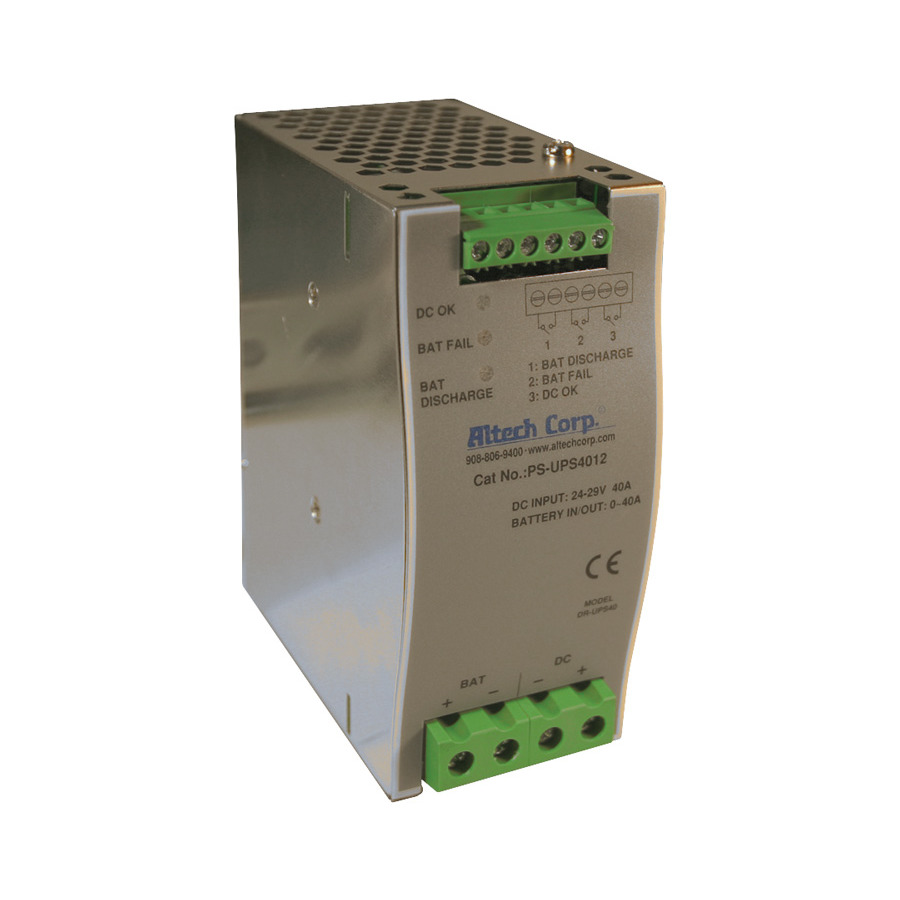 Altech PS-UPS40 DC Ups Battery Control Module For The 24 Vdc Power System, 40A Max