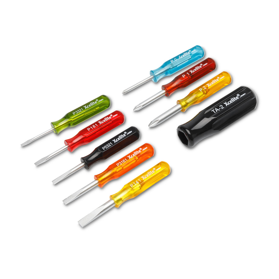 TestEquity: Weller Xcelite PS88N 9-pc. Compact Slotted/Phillips