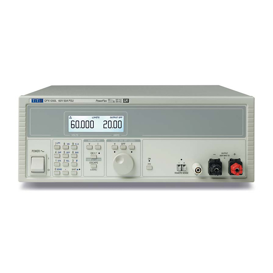 Aim-TTi QPX1200SP DC Power Supply, Single Output, 60V, 50A, 1.2kW, 110-240VAC, GPIB, QPX Series