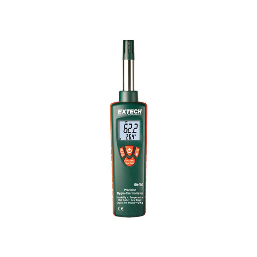 Extech RH490-NIST Precision Hygro-Thermometer with NIST