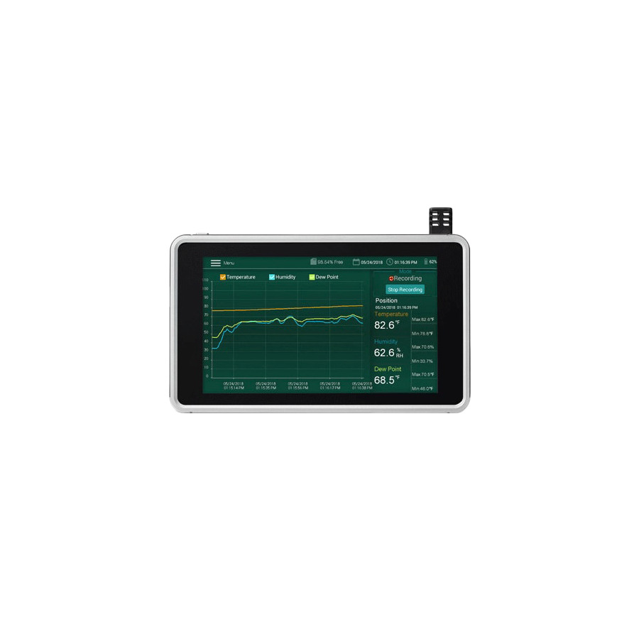 Extech RH550 Humidity/Temperature Chart Recorder with Touch Screen