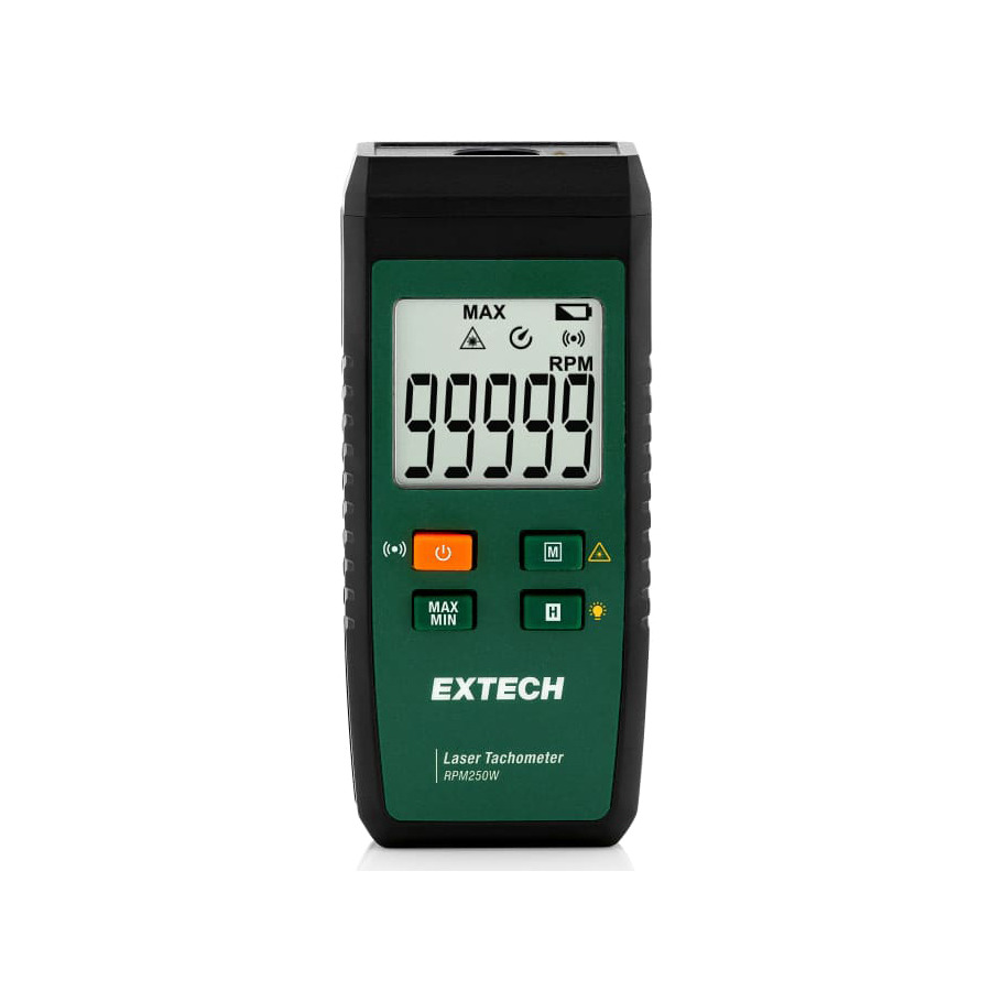 TestEquity: Extech RPM250W Laser Tachometer with Connectivity to