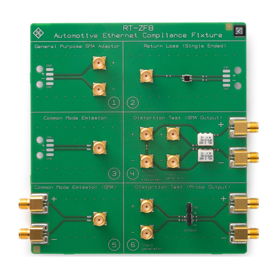 TestEquity: Rohde & Schwarz RT-ZF8 Ethernet Compliance Test