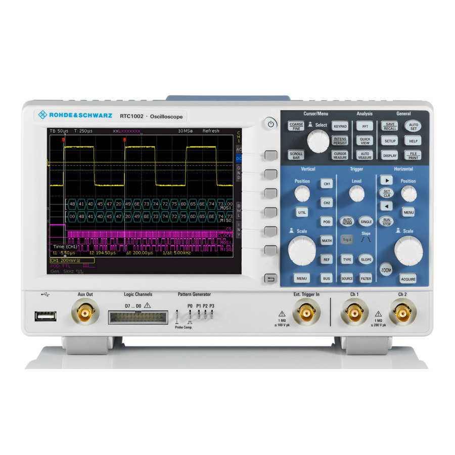 Rohde & Schwarz RTC1002.02 Digital Oscilloscope, 50 MHz, RTC1000 Series