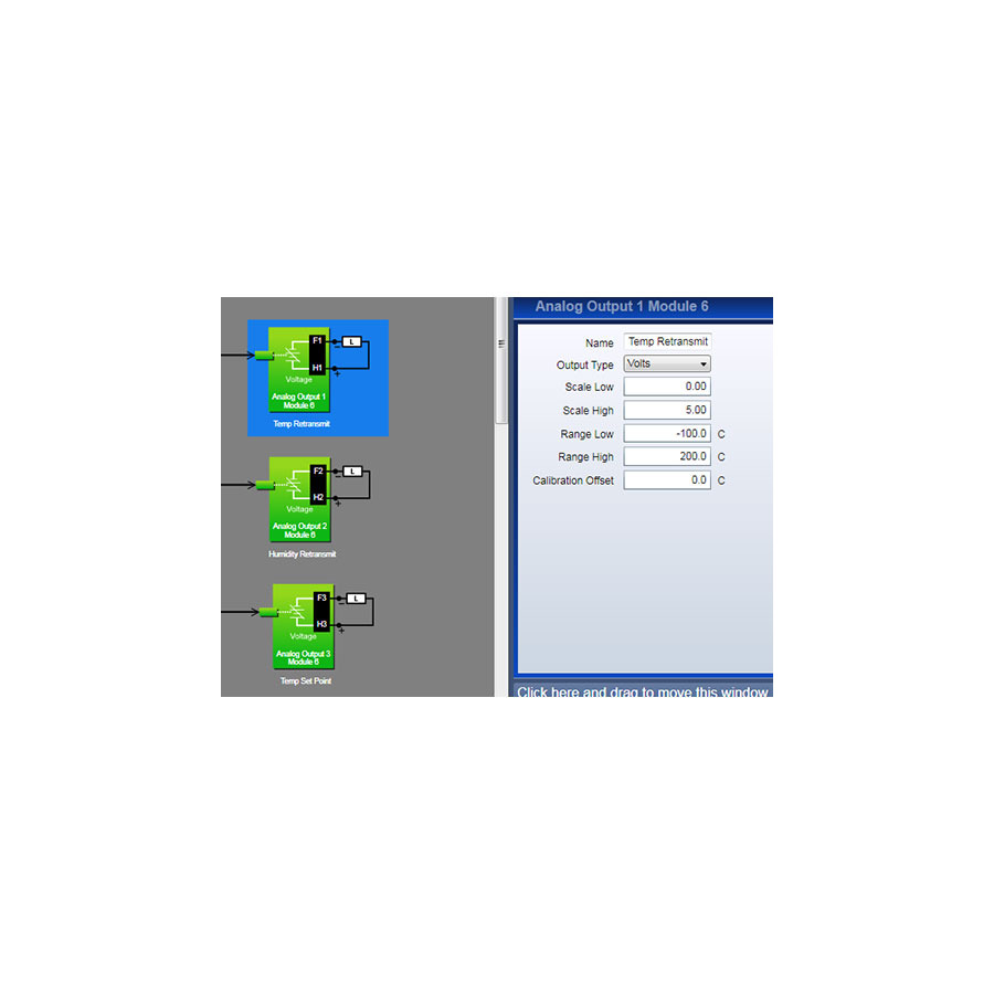 TestEquity Chambers TE-F4T-RETRANSMIT Analog Retransmit Ouputs