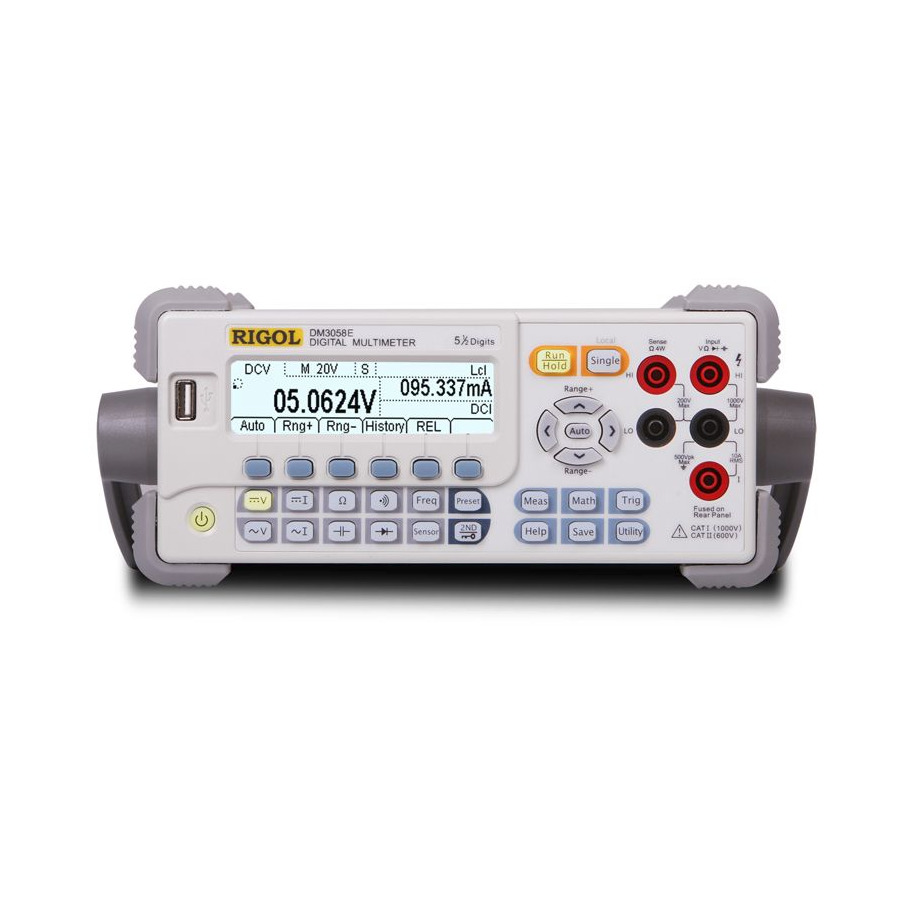 RIGOL DM3058E Benchtop Digital Multimeter, 5 1/2 Digit, USB, RS-232, DM3000 Series