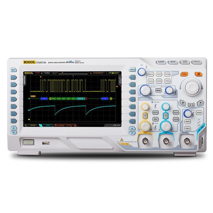 RIGOL DS2102A Digital Oscilloscope, 100 MHz, 2 Channel, 2 GS/s, 14 Mpts, 50 Ohm, DS2000A Series