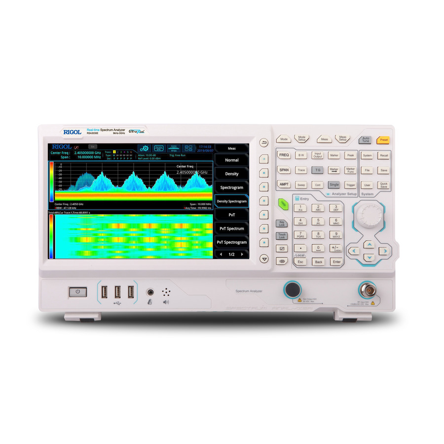 RIGOL RSA3030E RF Real-Time Spectrum Analyzer, 3 GHz, 10 MHz RTBW, RSA3000E Series