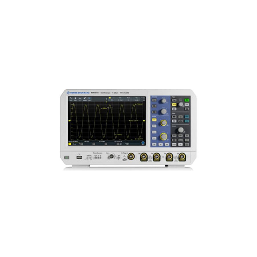 Rohde & Schwarz RTM-COM4US Mixed Signal Oscilloscope, 4Channel, 1GHz, RTM-PK1 Bundle, RTM3000 Series