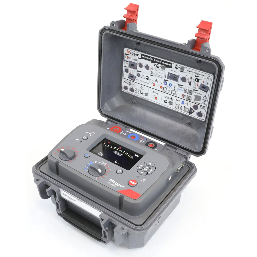 TestEquity: Megger S1-1068/2-US EXPERT 10kV Insulation Tester, 6
