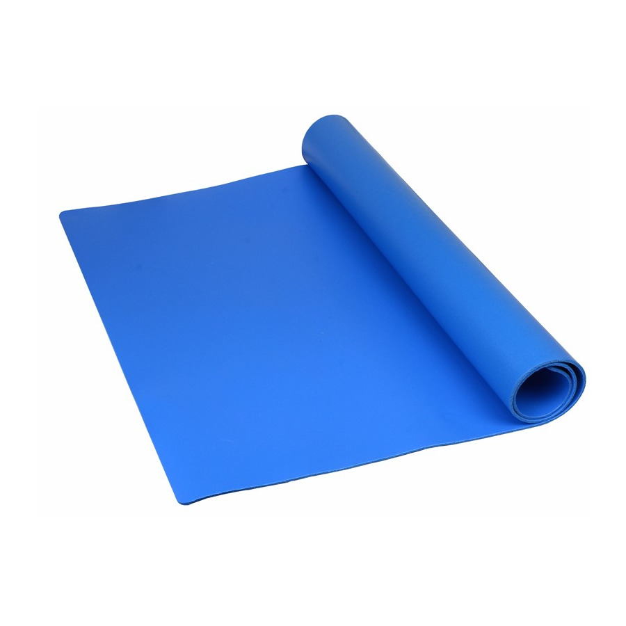 SCS TM361200L3BL Mat Roll, Premium 3Layer Vinyl, Blue, 0.135" x 36" x
