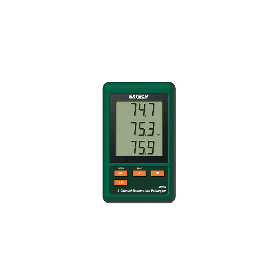 Extech SD200 Temperature Datalogger, 3-Channel