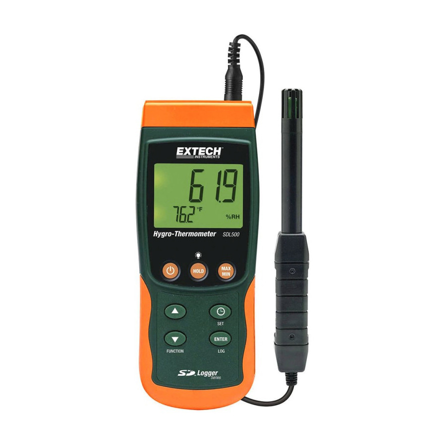 Extech SDL500-NIST Hygro-Thermometer/Datalogger with NIST