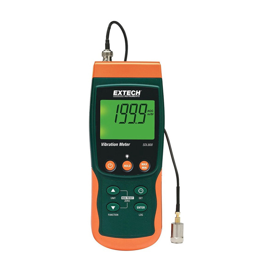 Extech SDL800-NIST Vibration Meter/Datalogger with NIST