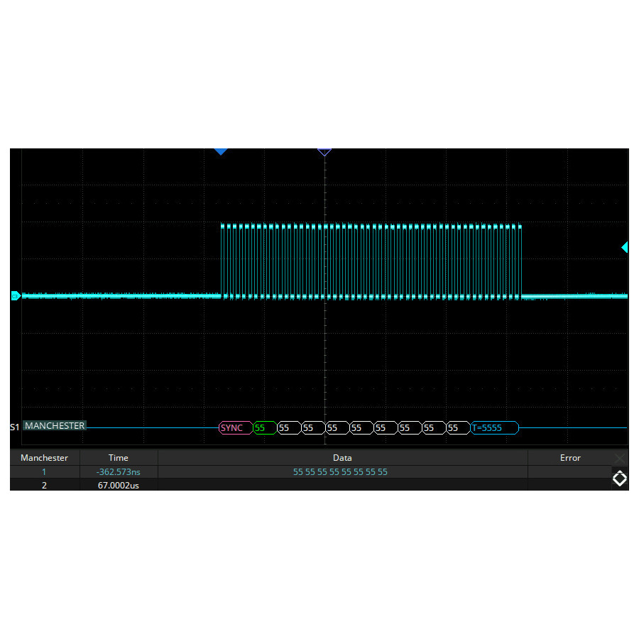 Siglent SDS-2000XP-Manch Manchester Decode Oscilloscope Software Option, SDS2000X+ Series