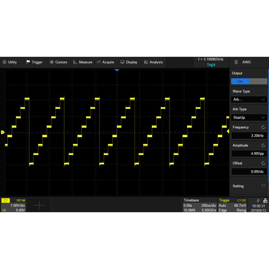 Siglent SDS2000XP-FG Built-in 50MHz Waveform Generator Software Option/1CH, SDS2000X+ Series