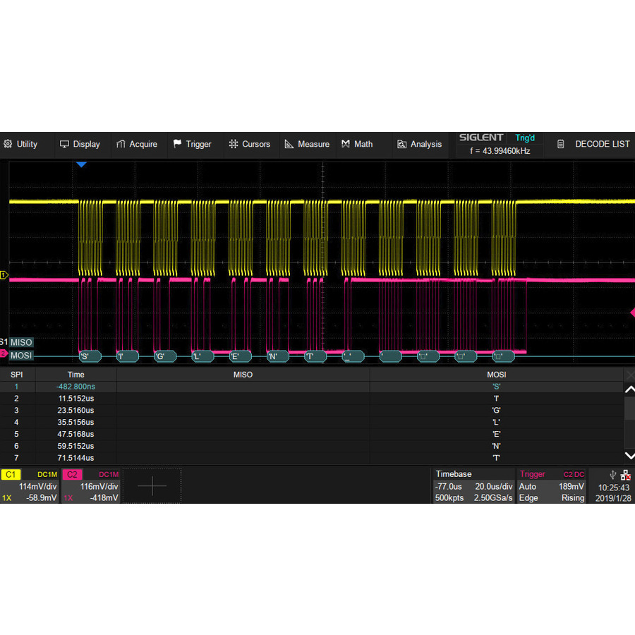 Siglent SDS2000XP-FlexRay FlexRay Trigger/Decode Oscilloscope Software Option, SDS2000X+ Series