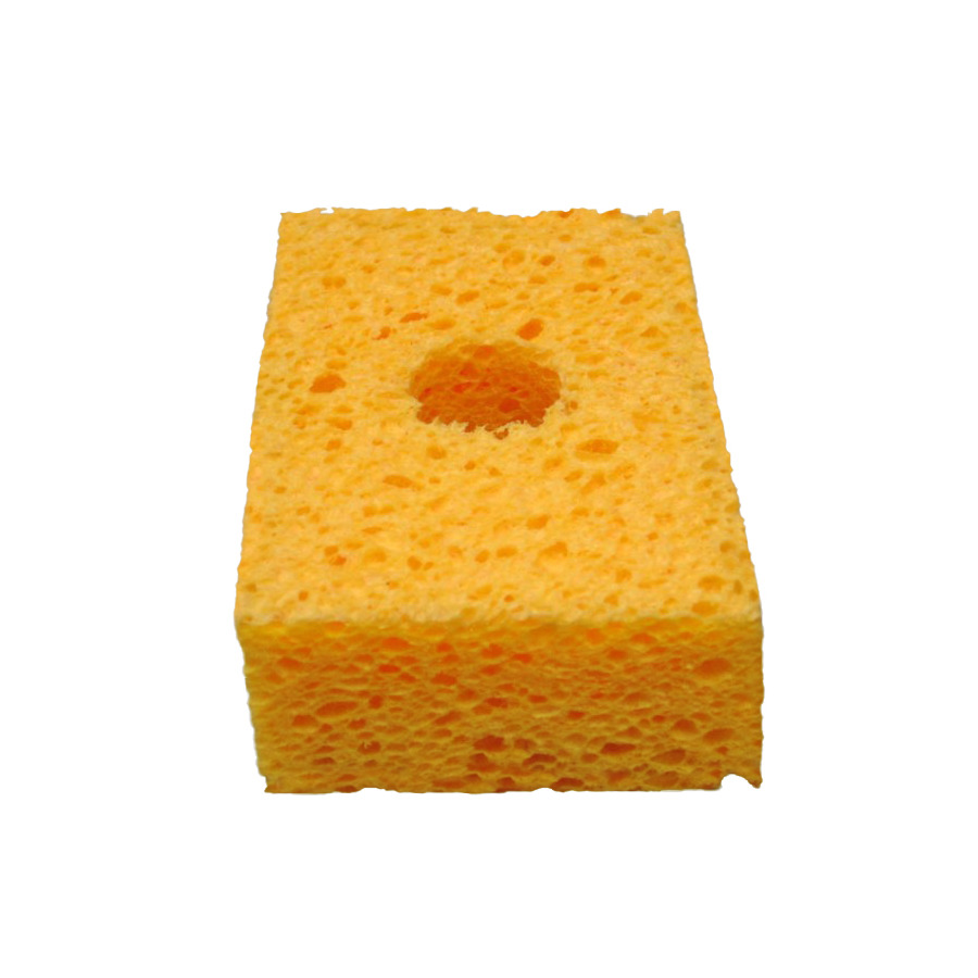 SIR Sponges S32-P10 Soldering Sponge, 2.1" x 3.6" x 1", Center hole, PKG-10