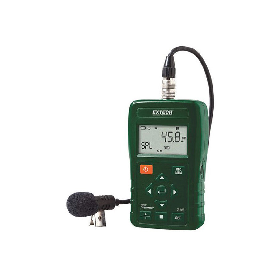 Extech SL400-NIST Personal Noise Dosimeter with USB Interface and NIST