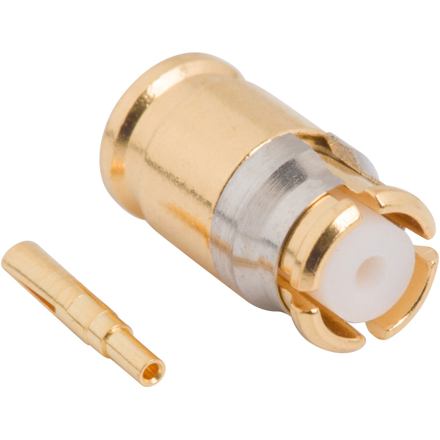 Amphenol RF SMP-FS-C06-1-R RF SMP Connector, Straight, Solder Plug, 50 Ohm