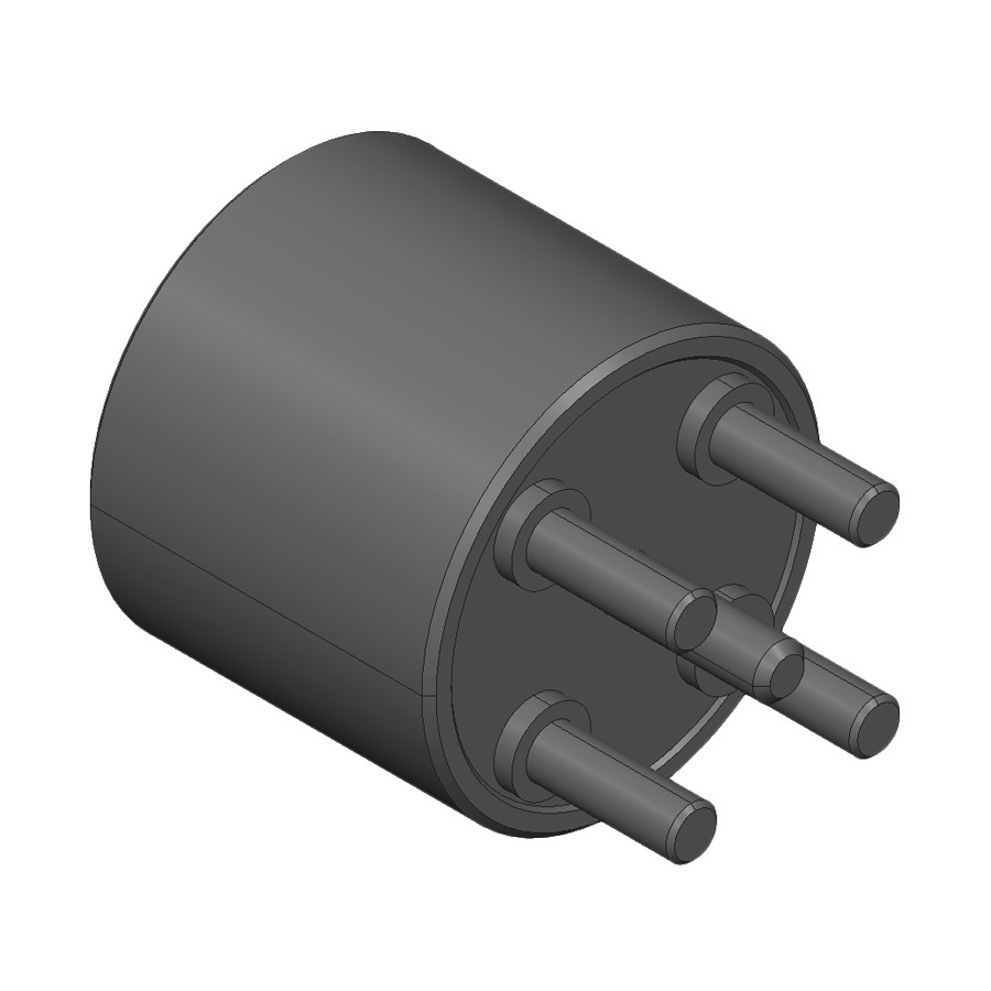 Amphenol RF SMP-MSFD-PCT-2 RF SMP Connector, Straight, Full Detent Jack, PCB Through Hole, 50 Ohm