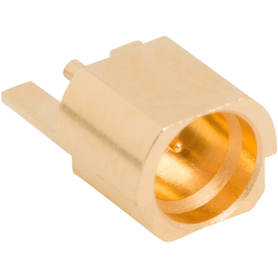 Amphenol RF SMP-MSSB-PCE-4T RF SMP Connector, Straight, Smooth Bore, Jack, PCB End Launch, Tape and Reel, 50 Ohm