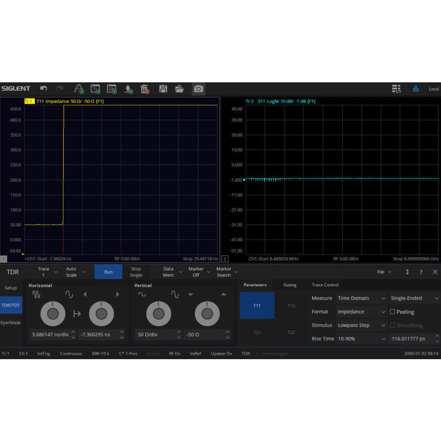 Siglent SNA5000-TDR Enhanced Time-Domain Analysis Software Option, SNA5000A Series