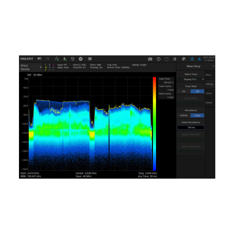 Siglent SSA5000-RTA1 Real-Time Spectrum Analysis Option, For SSA5000A Series