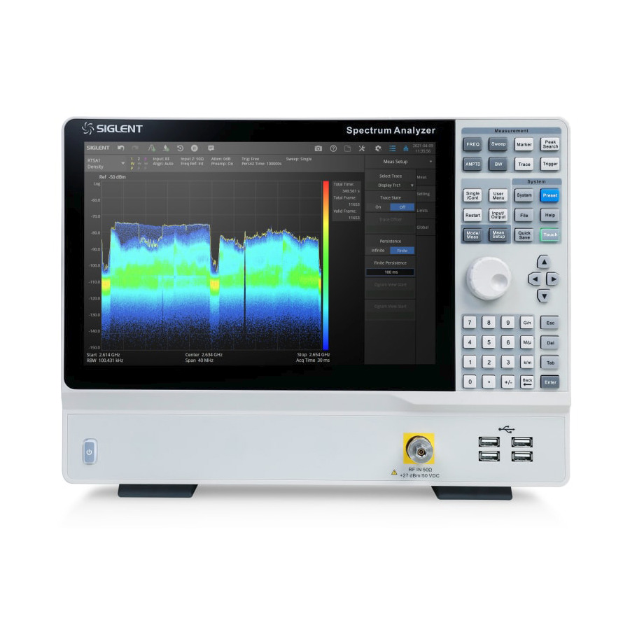 Siglent SSA5083A Spectrum Analyzer, 9 kHz - 13.6 GHz, 12.1 Touch, SSA5000A Series