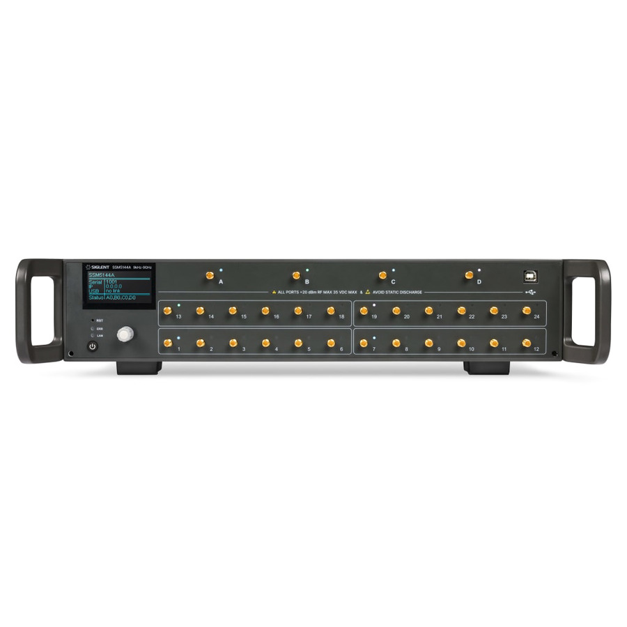 TestEquity: Siglent SSM5124A RF Switch Matrix, 2 Input Ports, 24