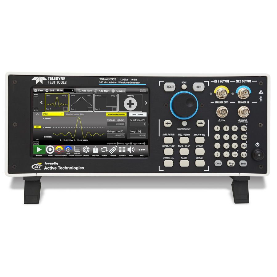 Teledyne LeCroy T3AWG3252 Arbitrary Waveform Generator, 2CH, 250MHz, 16Bit, AFG/AWG, T3AWG Series