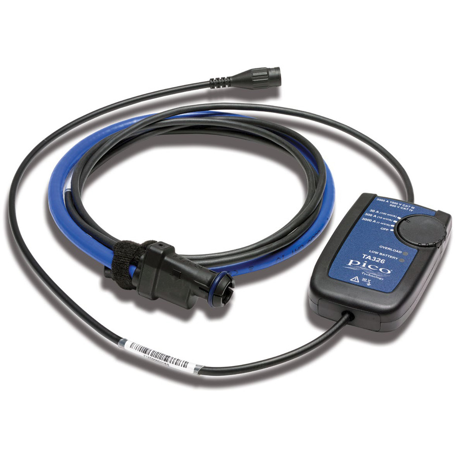 Pico Technology TA326 Current Probe, 30/300/3000 A AC Flex, BNC Connector