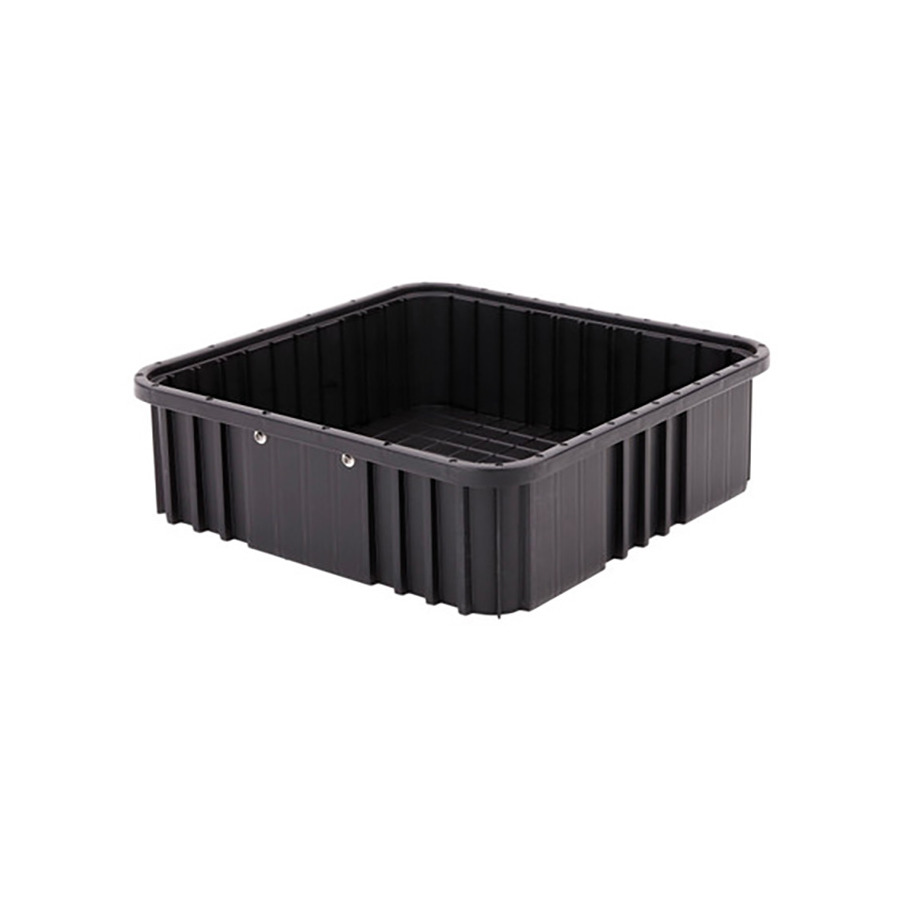 TestEquity: Metro TB92050CAS Conductive Tote Box, Black, ID