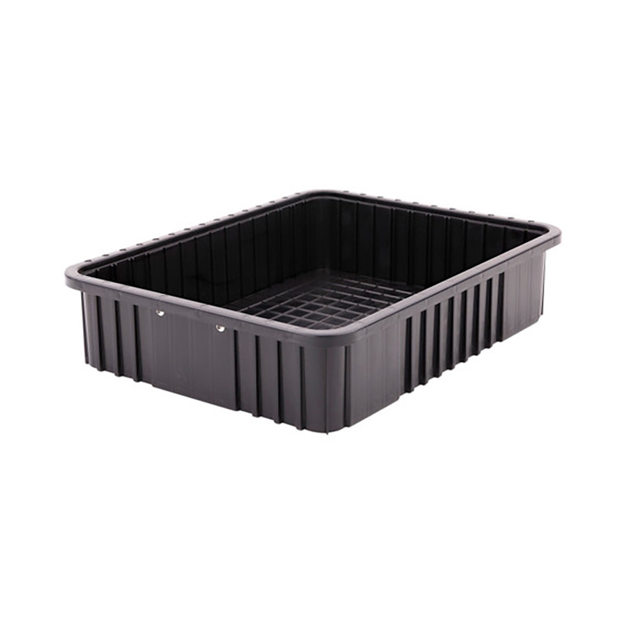 TestEquity: Metro TB93050CAS Conductive Tote Box, Black, ID