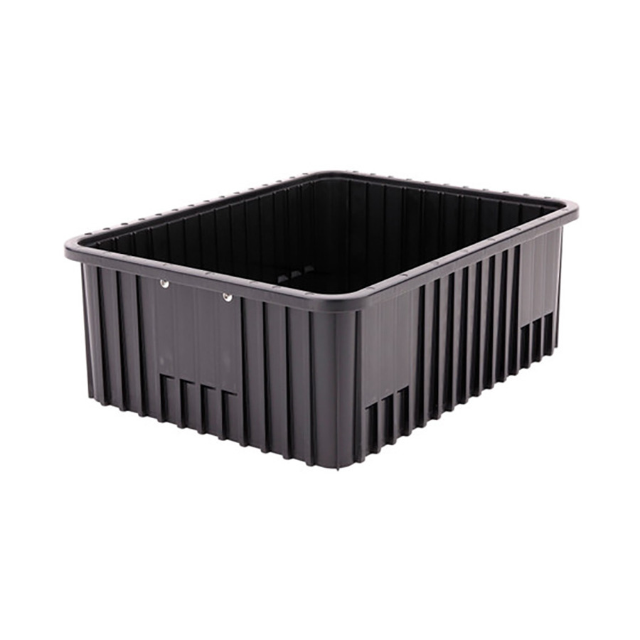 TestEquity: Metro TB93080CAS Conductive Tote Box, Black, ID
