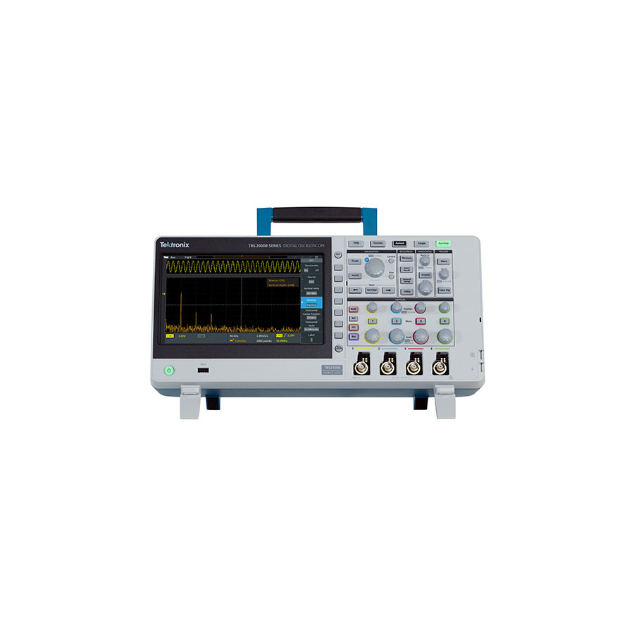 Tektronix TBS2204B Digital Storage Oscilloscope, 4 CH, 200 MHz, 1-2 GS/s, 5 Mpts, TBS2000B Series