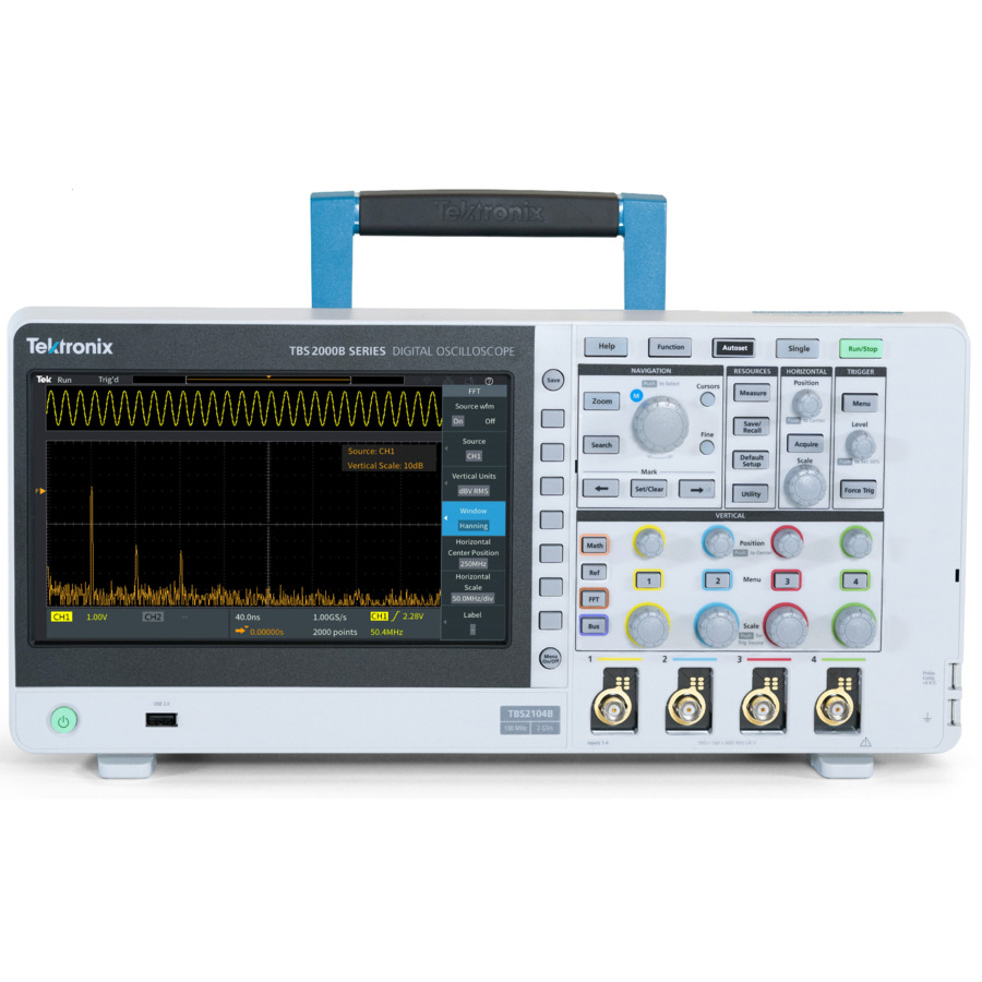 TestEquity: Tektronix TBS2204B Digital Oscilloscope, 4 Channel