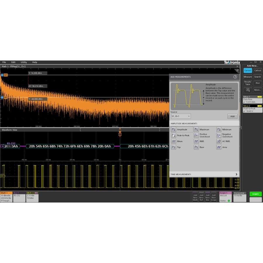 Tektronix TEKSCOPE-PRO-AUTO-1Y 1 Year Pro Automotive PC Software License, TekScope Series