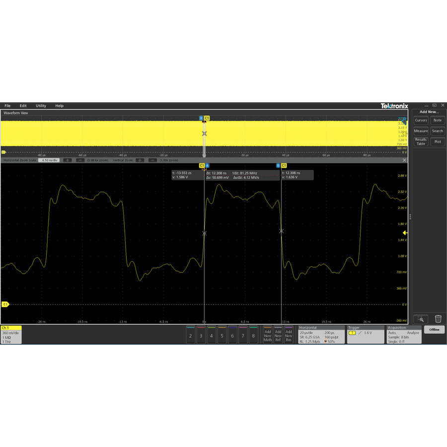 Tektronix TEKSCOPE-STARTER-1Y 1 Year Starter PC Software License, TekScope Series