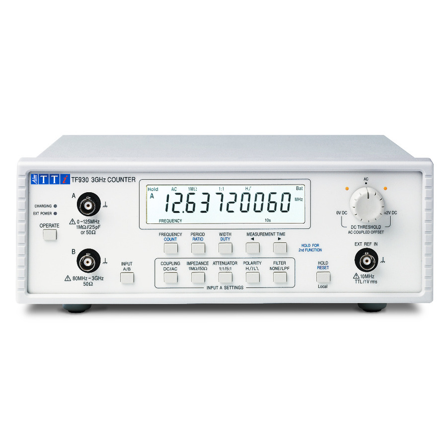 TestEquity: Aim-TTi TF930 Universal Counter, USB, 3GHz, TF900 Series