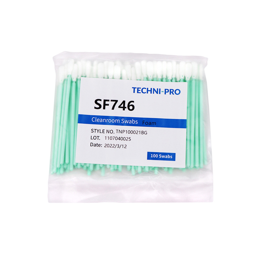 Techni-Pro FSWB746 CleanRoom Foam Swab, Polypropylene Handle, 100/Bag