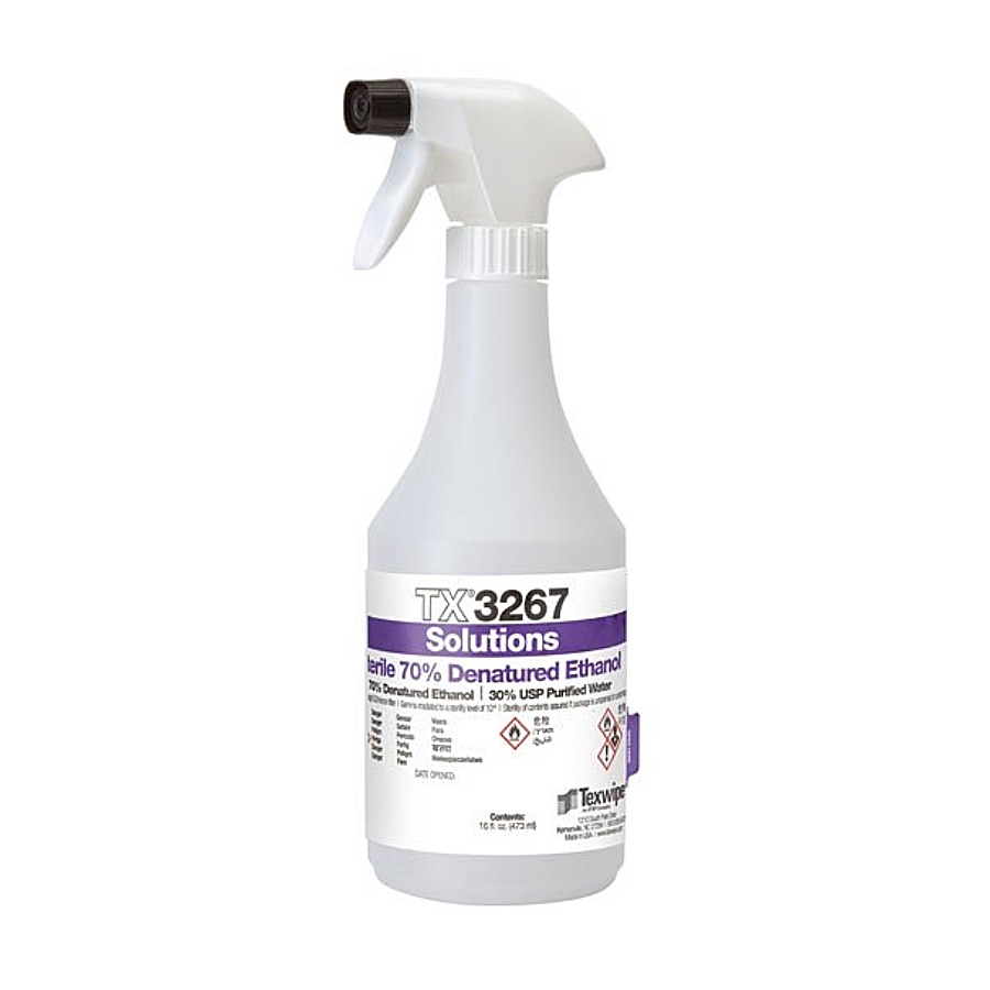 TestEquity: Texwipe TX3267 Ethanol, 70 Percent, Sterile, Cleanroom
