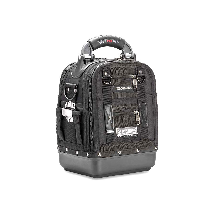 Veto Pro Pac Tech MCT Blackout Backpack, Tool Bag, VSwap Panels, 14in x 12in x 8.5in, 13L, 44