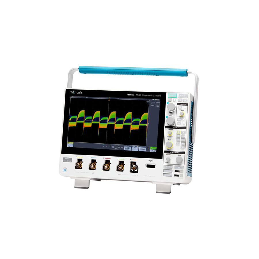 Tektronix MDO32 3-BW-500 Mixed Domain Oscilloscope, 2CH, 500 MHz, 2.5-5 GS/s, 10 Mpts, 3 Series MDO